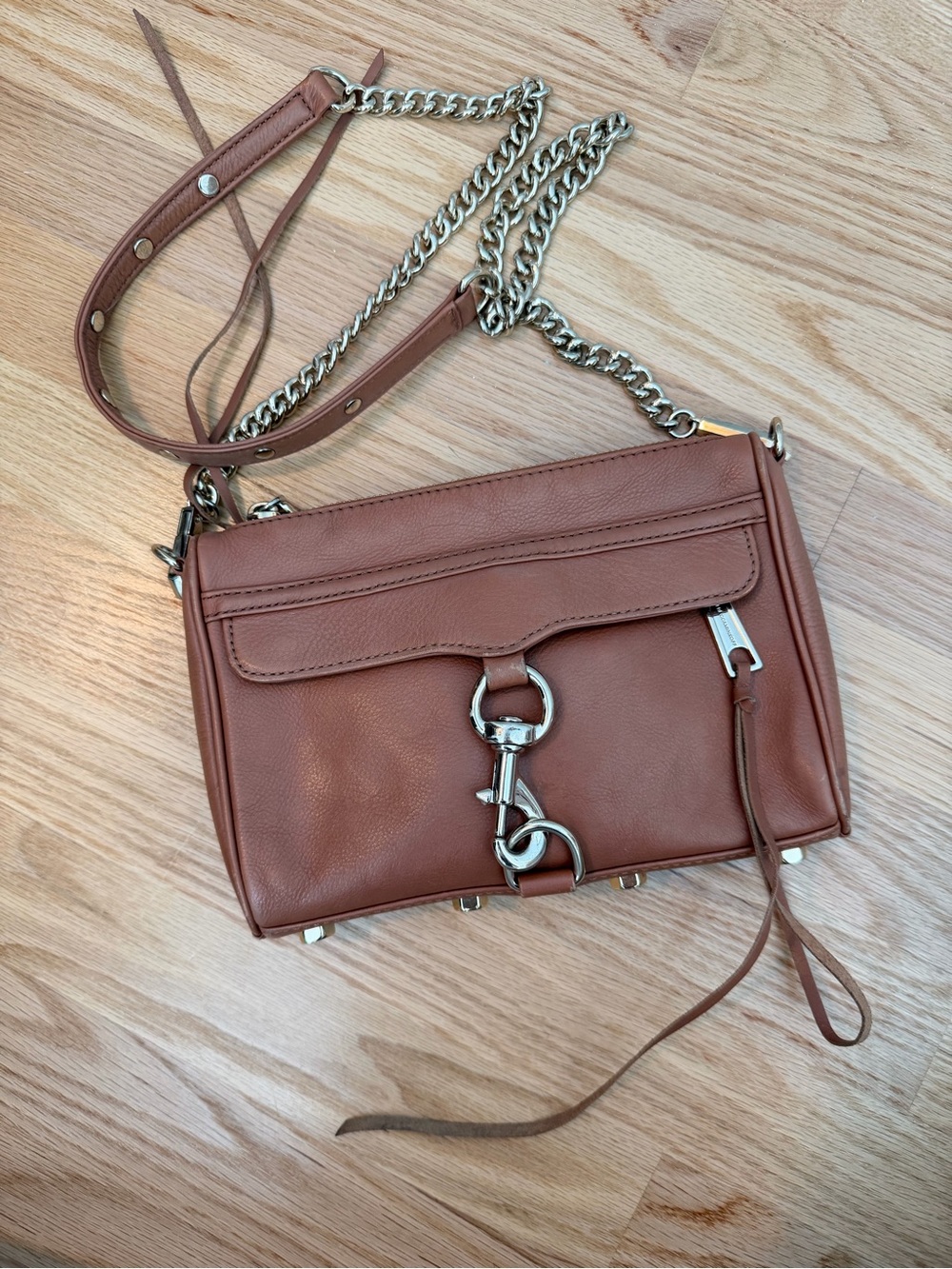 Rebecca Minkoff Brown Leather Crossbody Bag
